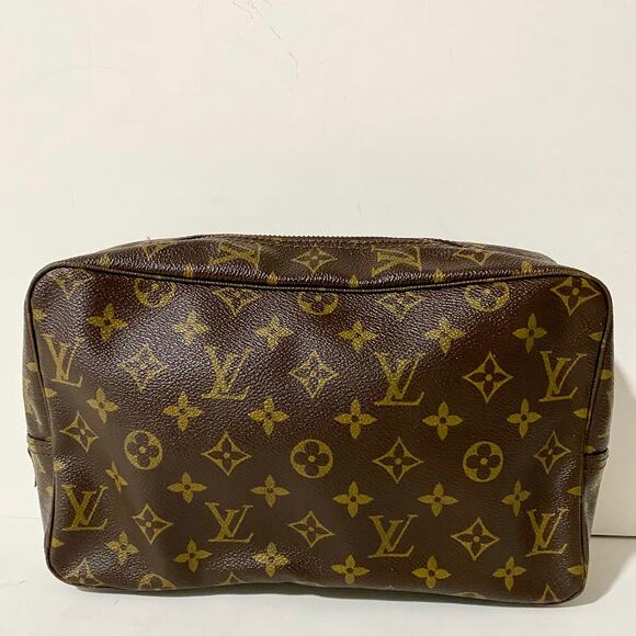 Louis Vuitton Trousse Toiletry 28 Travel Pouch Cosmetic Bag Clutch Vintage - Picture 1 of 10
